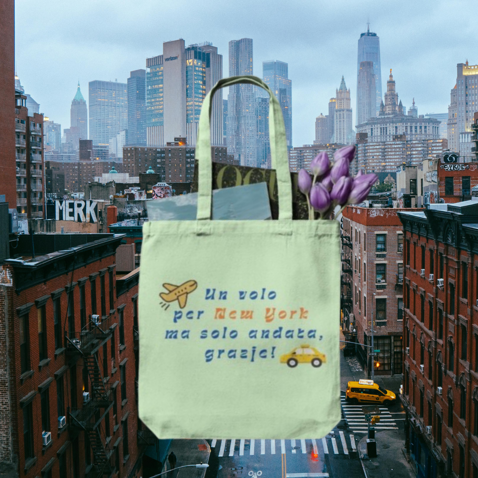 UN VOLO PER NYC | Borsa Shopper